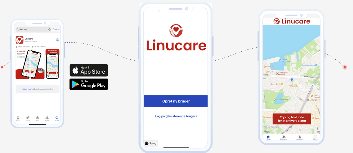 Linucare app setup steps